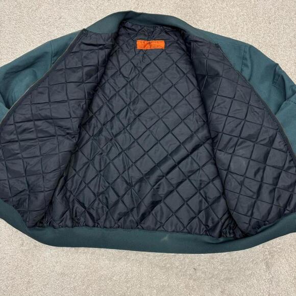 Vintage 90s Red Kap Quilt-lined Midwest Work Jacket Deep Teal XXL - Picture 5 of 6